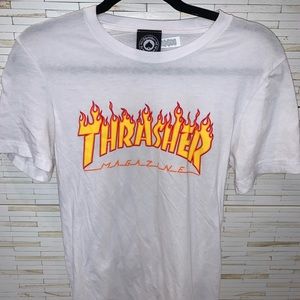 Thrasher t shirt barley worn